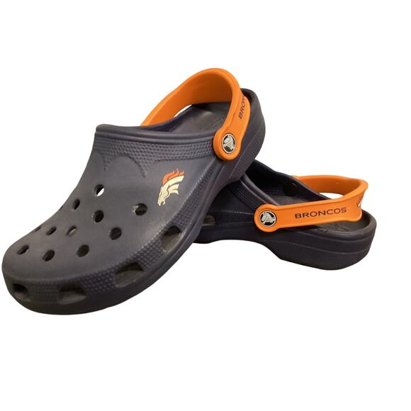 CROCS Denver Broncos slip ons - Picture 1 of 6